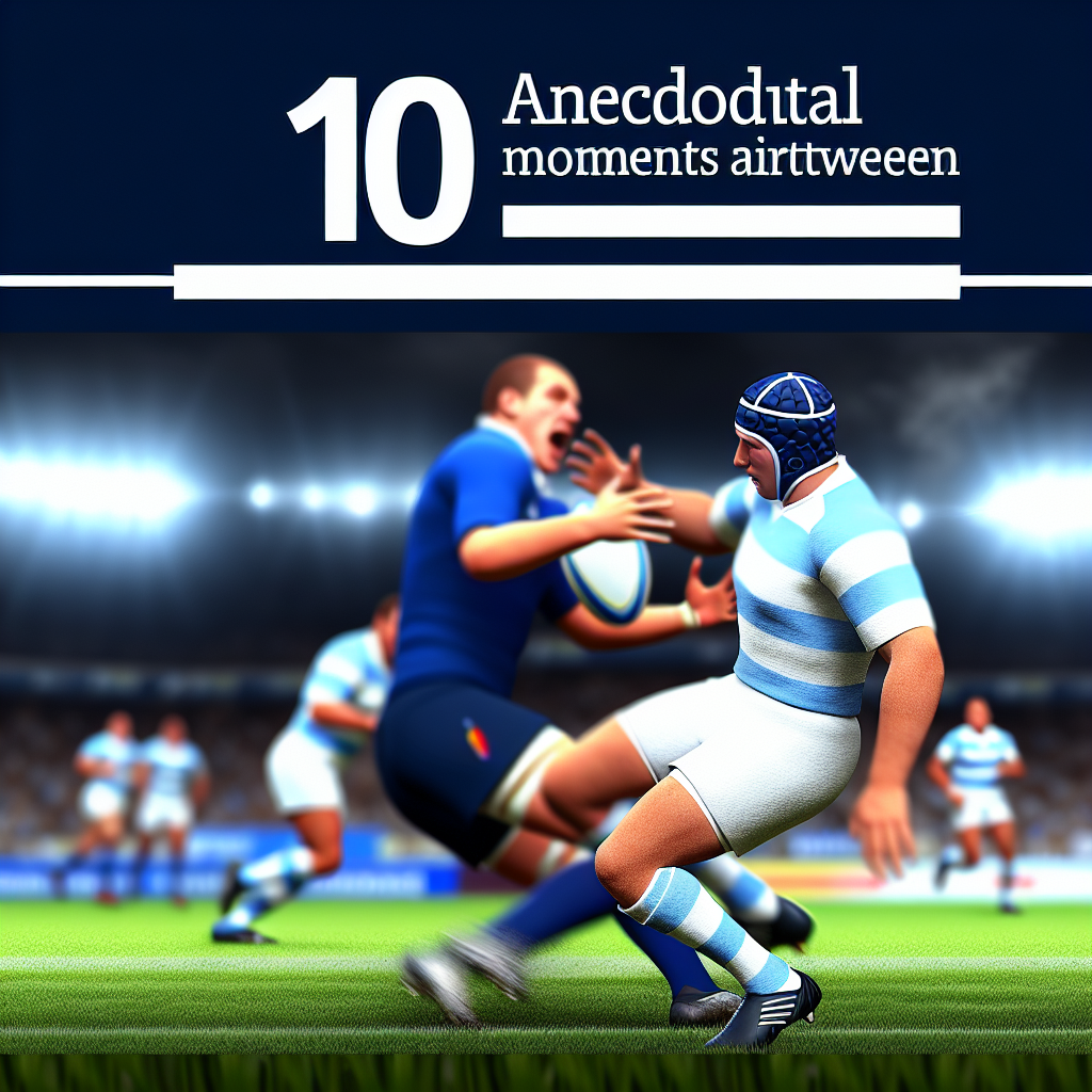 10 anecdotes au sujet des rencontres France Argentine en rugby à 15